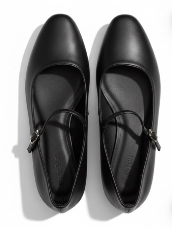 Open Edit Shoes - Black Open Edit Regina Mary Jane Pointed Toe Flat size 8 NWOT